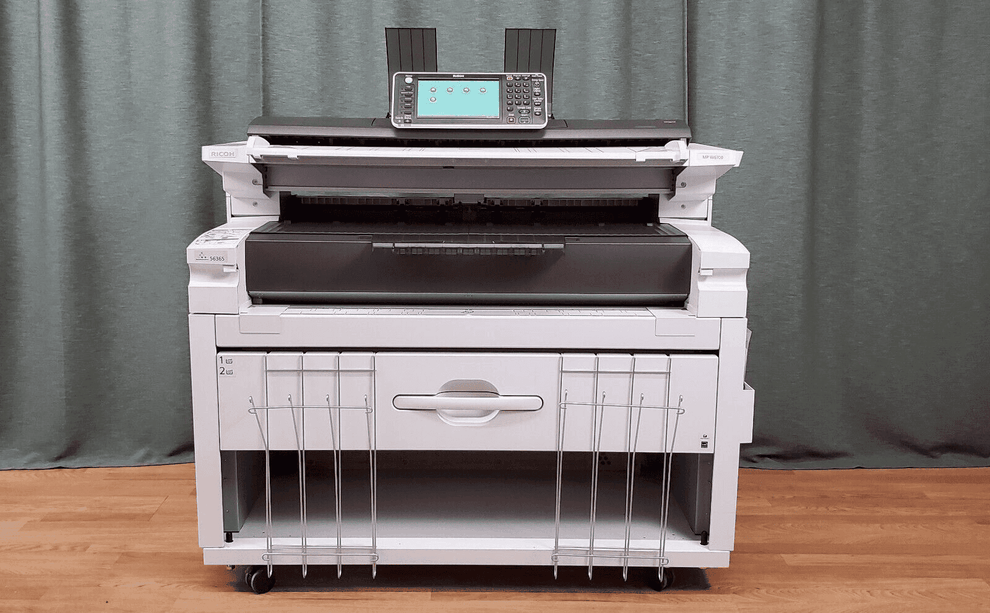 RICOH MP W6700SP Plotter Wide Format Black & White Copier Printer Colo