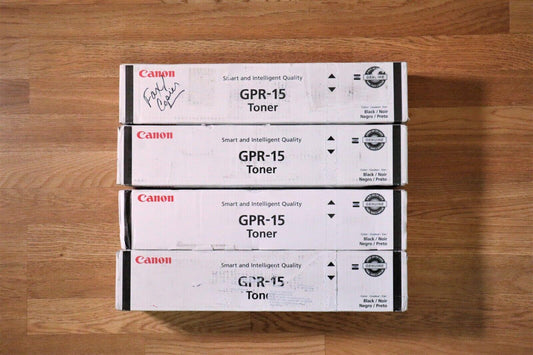 Lot Of 4 Canon GPR-15 Black Toner 9629A003[AA] iR3025/30 3230/25 2230/70 2830/70 - copier-clearance-center