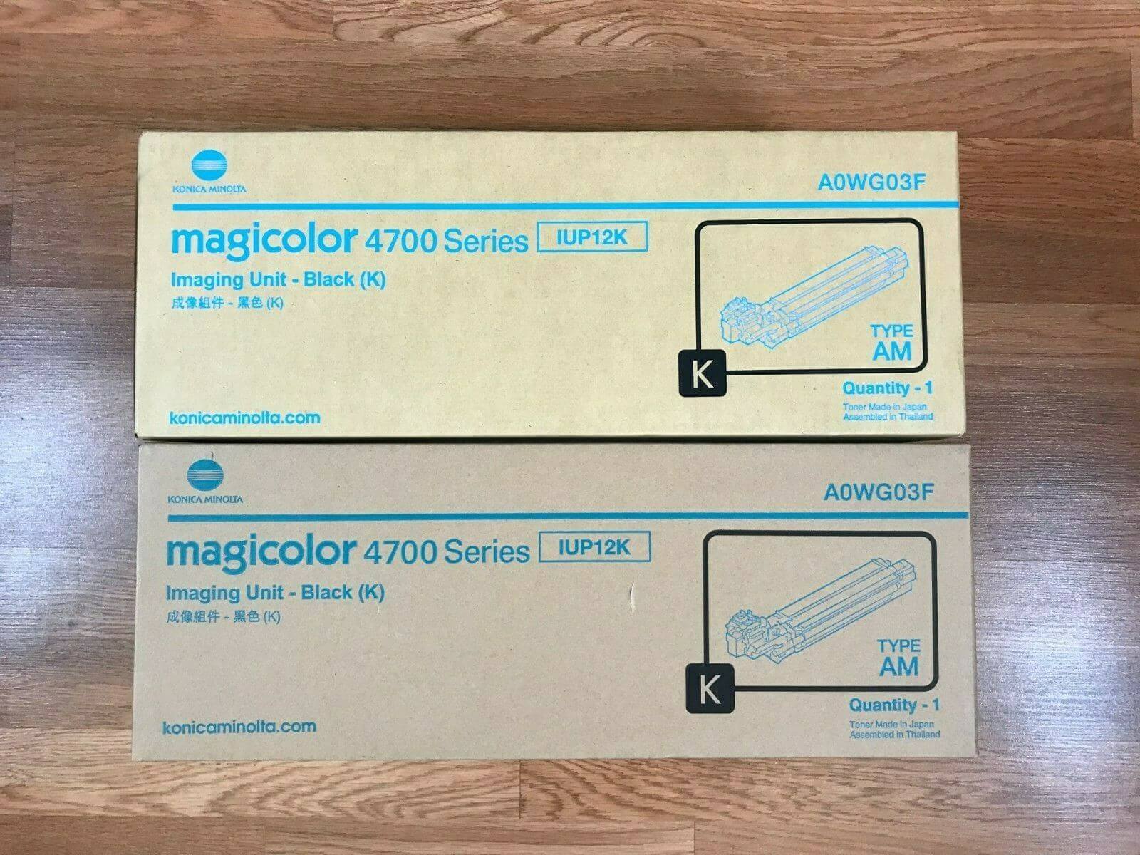 Lot Of 2 Konica IUP12K Imaging Unit Magicolor 4700 Series *Same Day Shipping!!* - copier-clearance-center