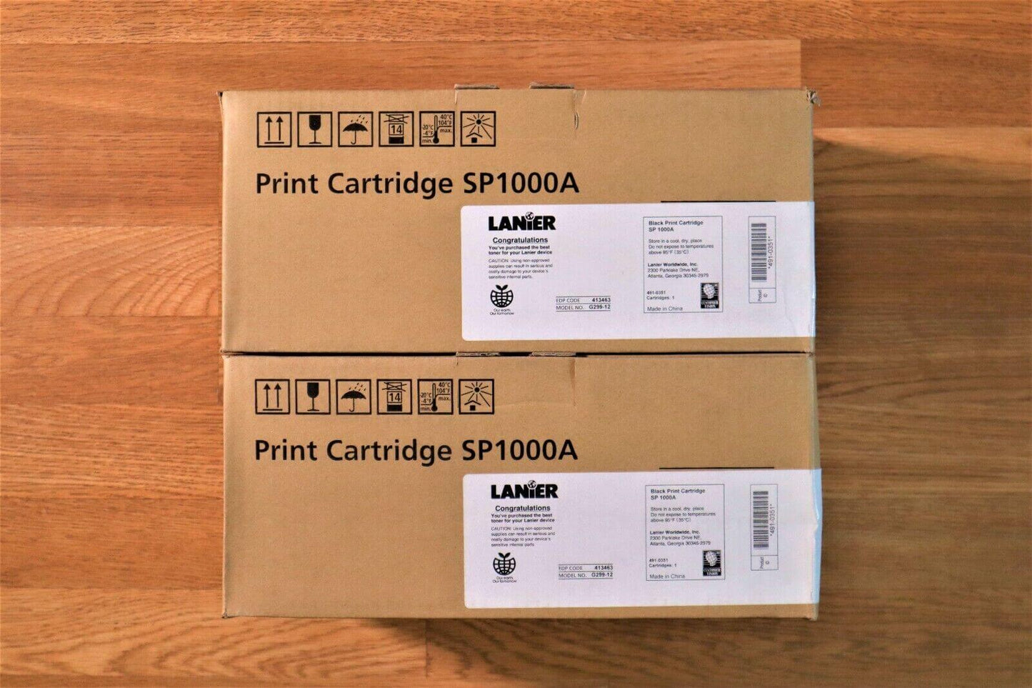 Genuine New Lanier SP1000A Black Print Cartridge 413463 - Same Day Shipping!!!! - copier-clearance-center