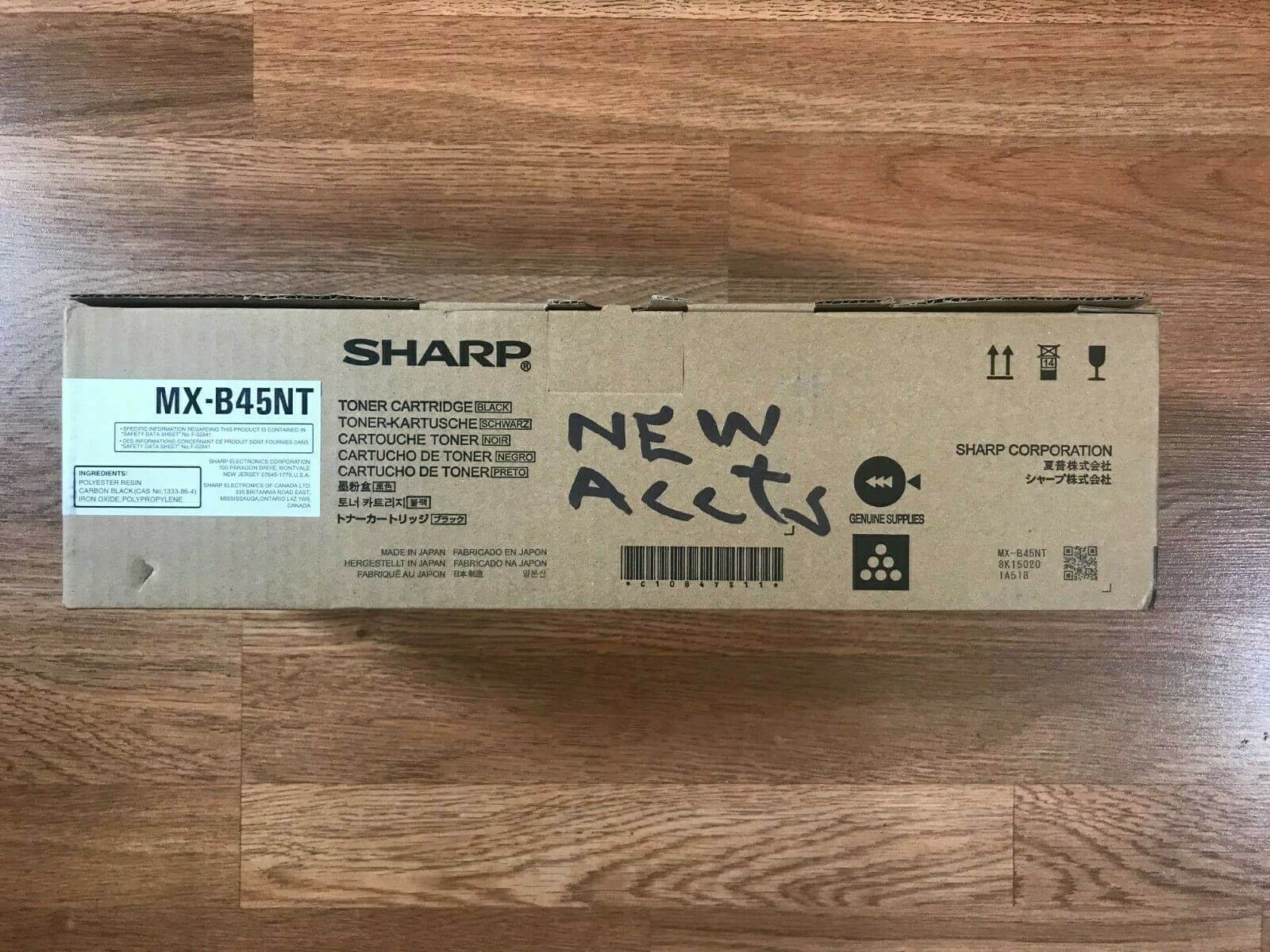 Sharp MX-B45NT Black Toner Cartridge For MX-B350P,B350W,B355W Same Day Shipping! - copier-clearance-center