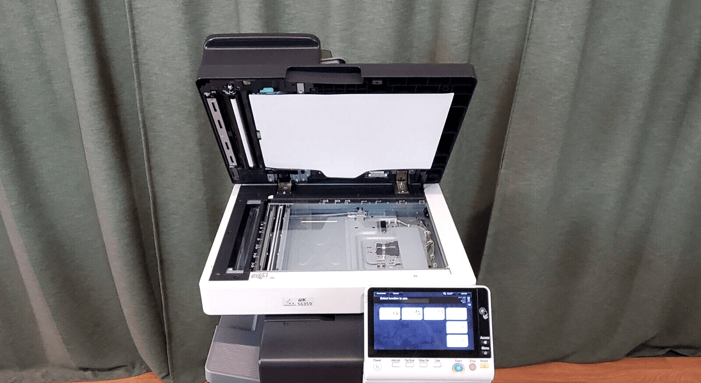 Konica Minolta Bizhub 558 Black & White Copier Printer Staple Finisher Low 60k!! - copier-clearance-center