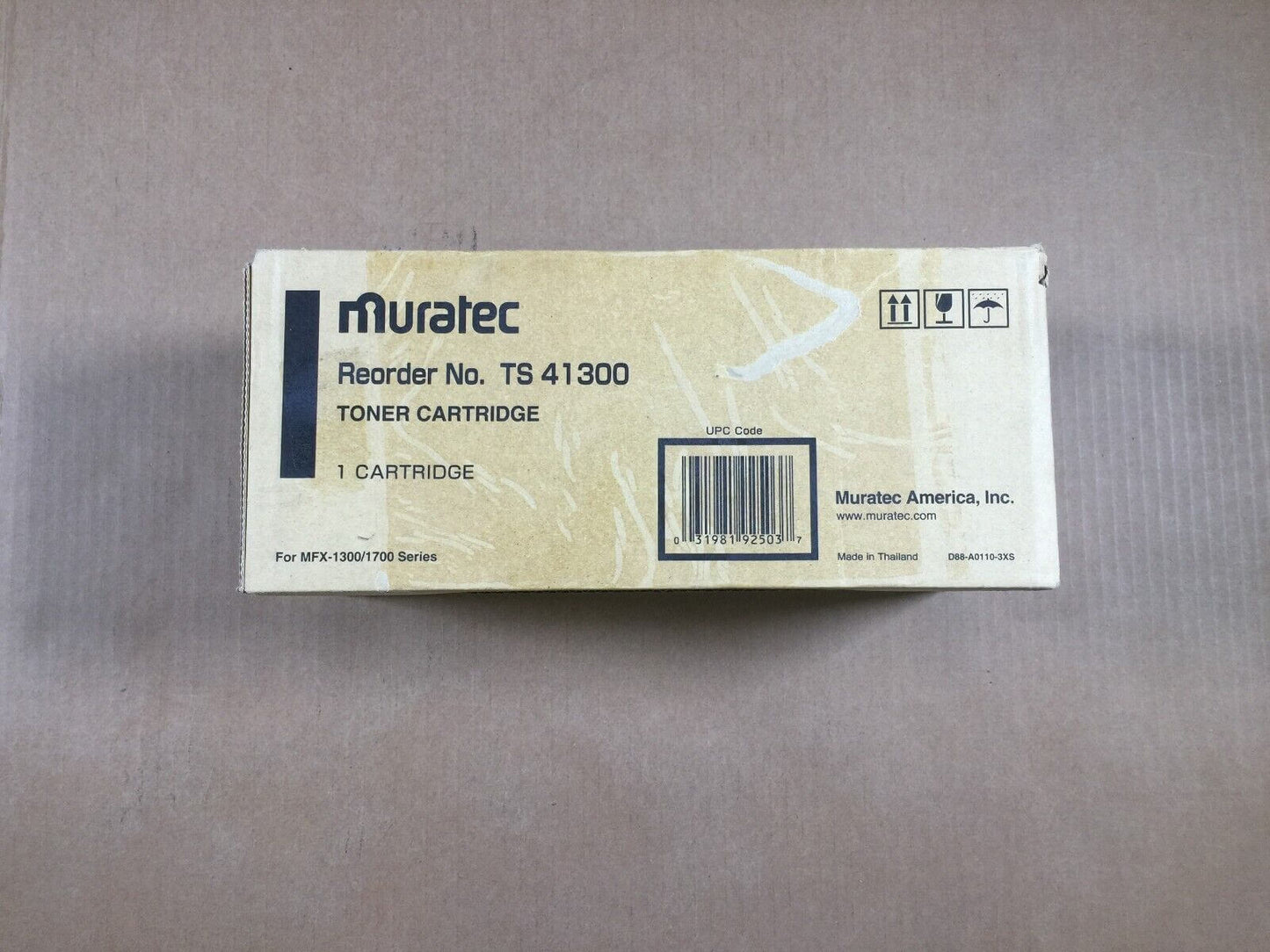 Genuine Muratec TS-41300 Toner Cartridge Black MFX-1300/1700 Same Day Shipping - copier-clearance-center
