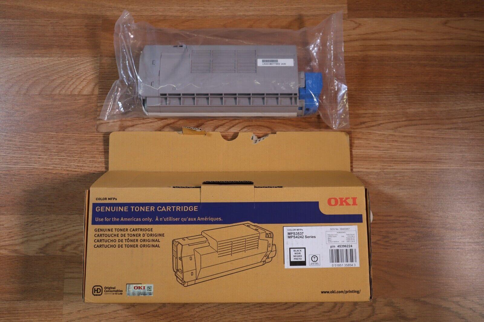 Lot of 2 Oki MPS3537,4242 Series MK Toner 45396222,45396224 Same Day Shipping! - copier-clearance-center