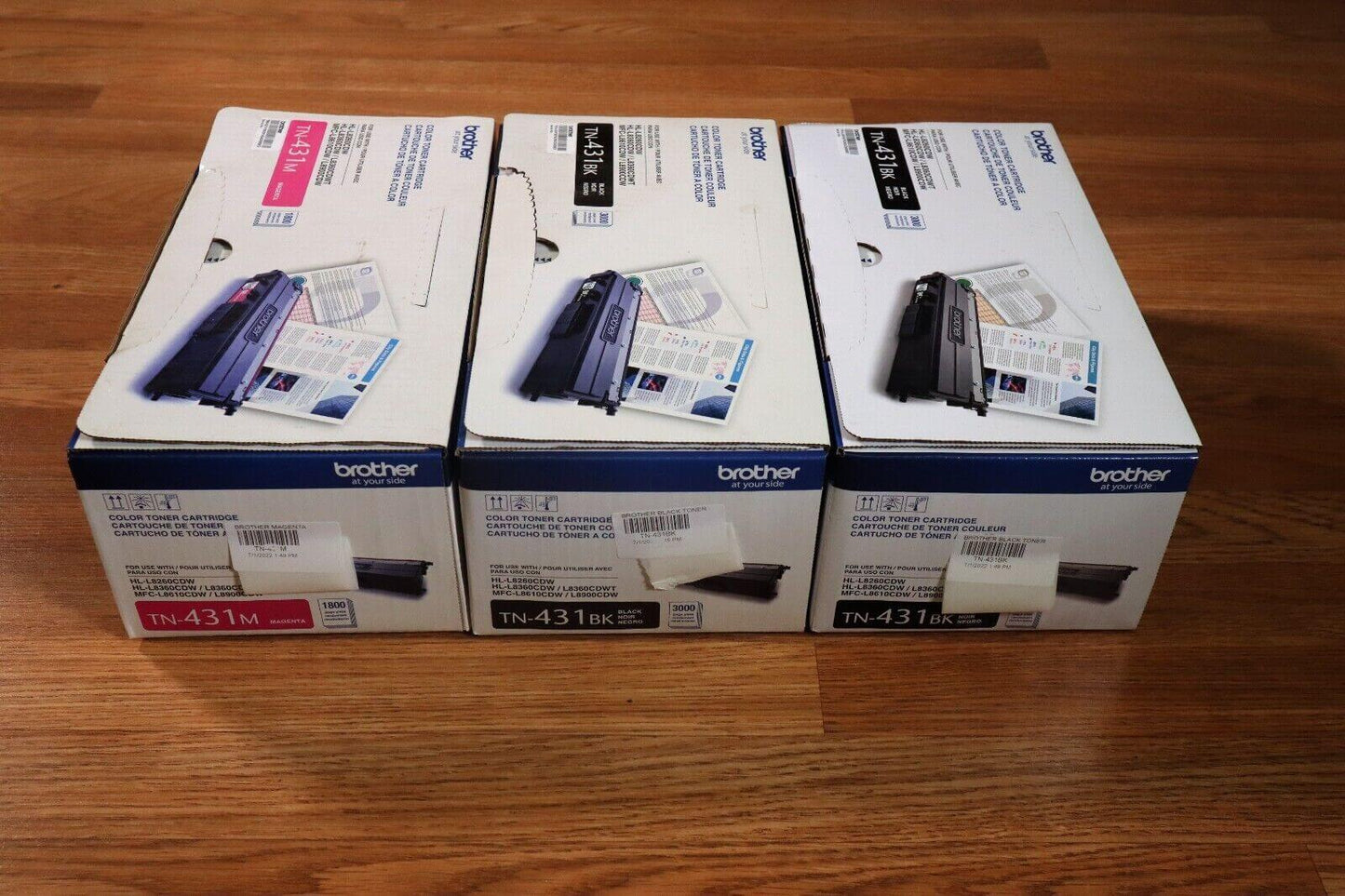 Brother TN-431 MKK Toner Set For HL-L8260CDW/L8360CDW/L8360CDWT, MFC-L8610CDW - copier-clearance-center