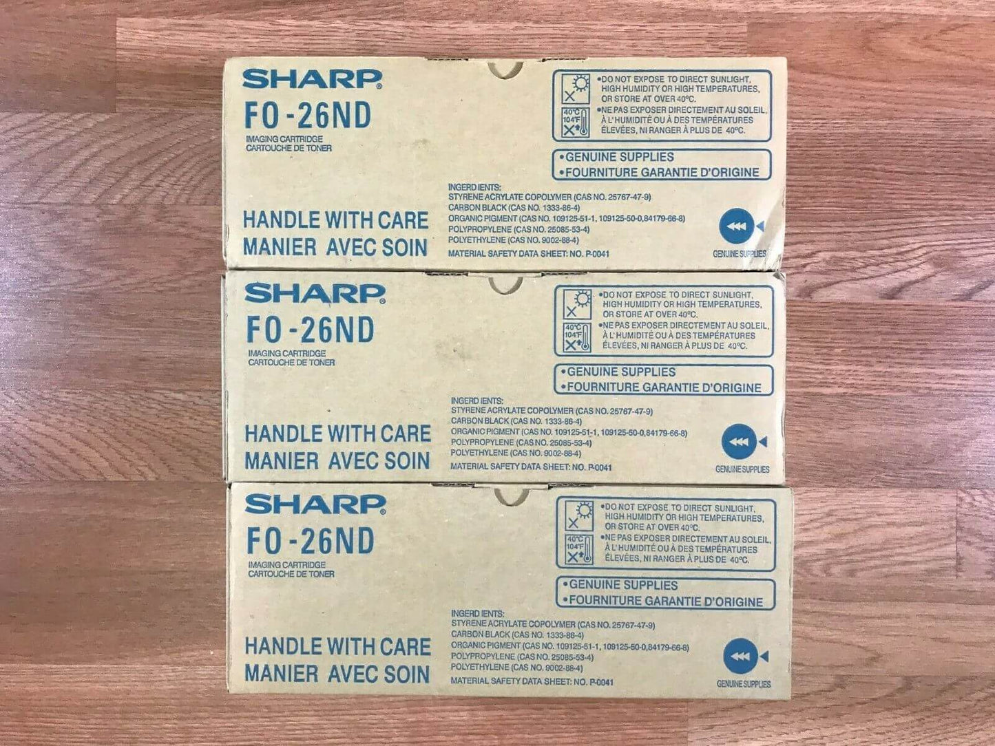 Lot Of 3 Genuine Sharp FO-26ND Toner For FO-2600/2700/2700M Same Day Shipping!! - copier-clearance-center