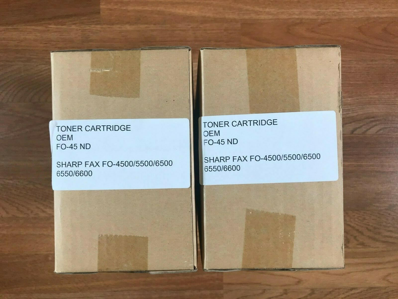 Lot Of 2 Sharp FO-45ND Toner For FO-4500/5500/6500/6550/6600 Same Day Shipping!! - copier-clearance-center