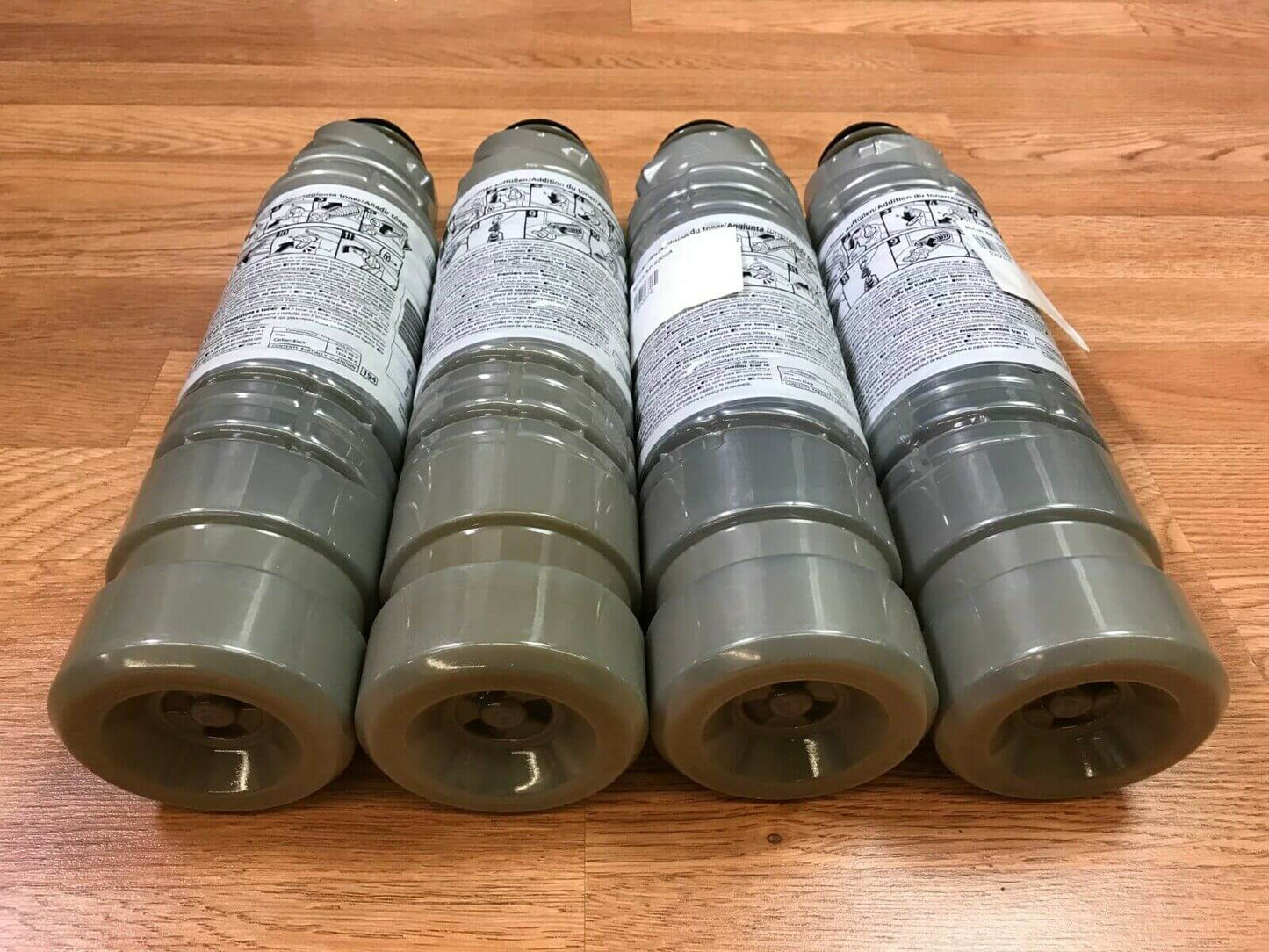 Lot Of 4 Genuine Ricoh Black Toners SP 8200A EDP: 820076 *Same Day Shipping!* - copier-clearance-center