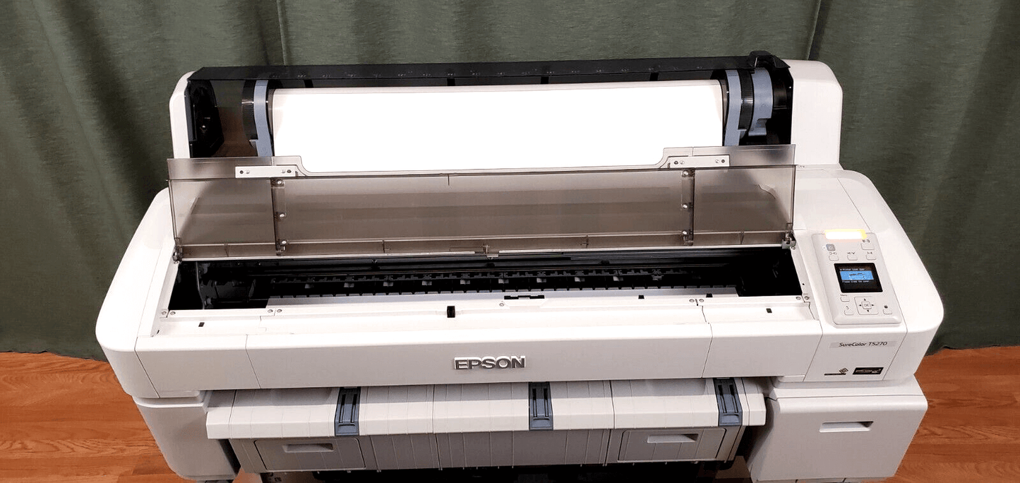 EPSON Sure Color T5270 Plotter Wide Format Printer graphic designer engineer arc - copier-clearance-center