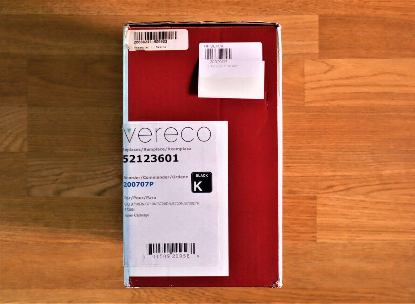 Vereco Toner Cartridge Compatible Replaces 52123601 For OKI B710DN EDP.200707P - copier-clearance-center