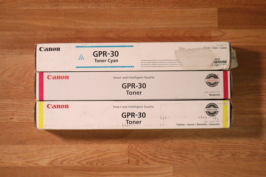 Lot of 3 Canon GPR-30 CMY Toner Set For iR ADV C5045/C5051/C5250/C5255 Same Day! - copier-clearance-center