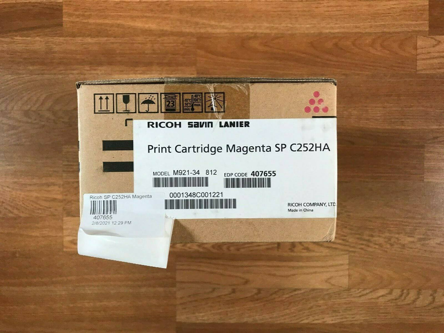 Genuine Ricoh SP C252HA Magenta Print Cartridge EDP: 407655 Same Day Ship!! - copier-clearance-center