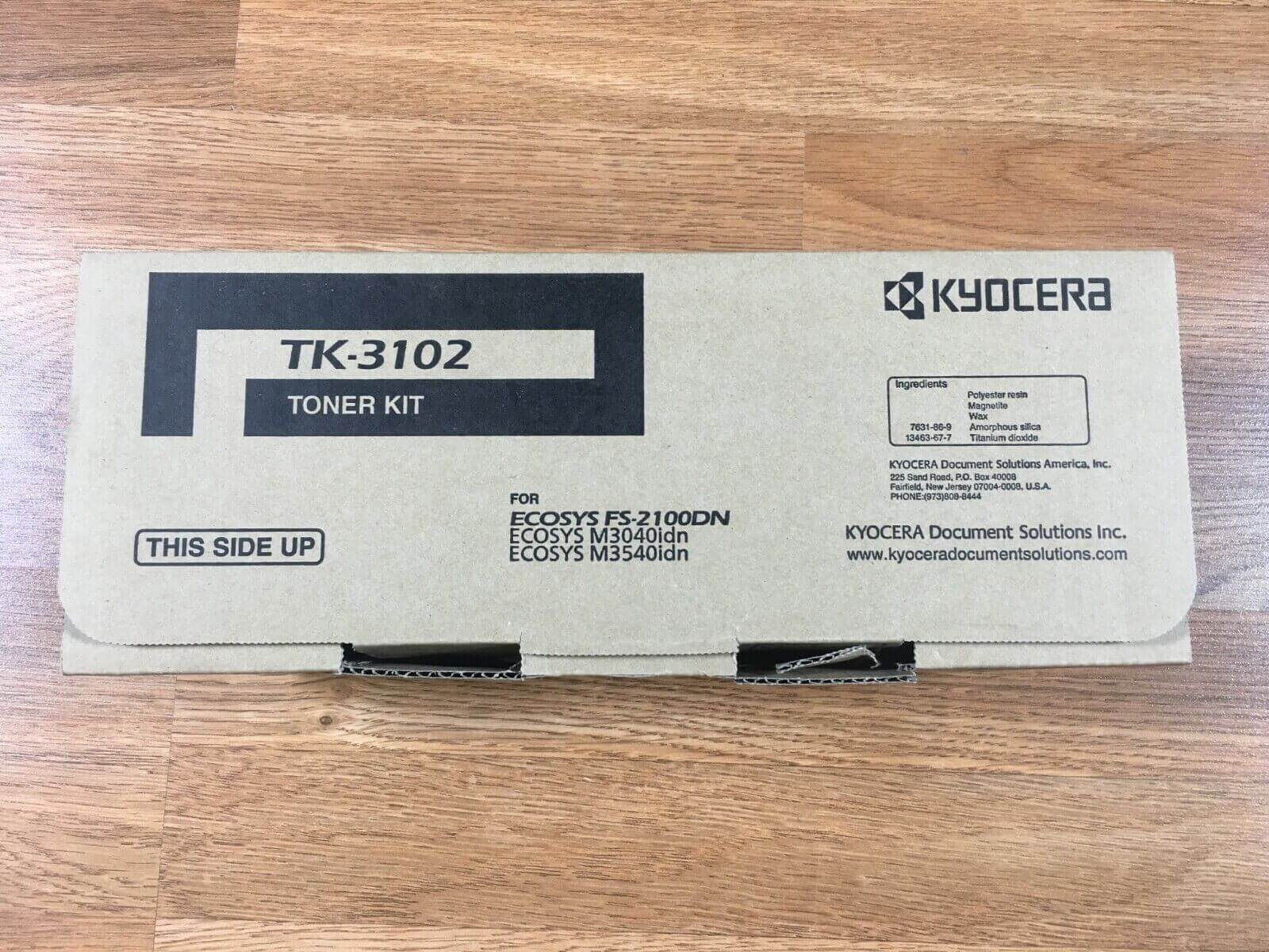 Open Box Kyocera TK-3102 Black Toner Kit For FS-2100DN/M3040idn - copier-clearance-center