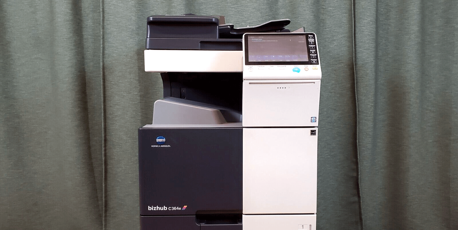Konica Minolta Bizhub C364e Color Copier Printer Scanner Fax Finisher LOW 144k!! - copier-clearance-center