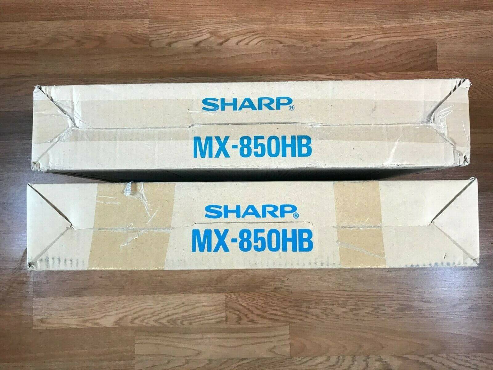 2 Genuine Sharp MX-850HB Waste Toner Box Kit For Sharp MX-M1054/MX-M1055/MX-M950 - copier-clearance-center