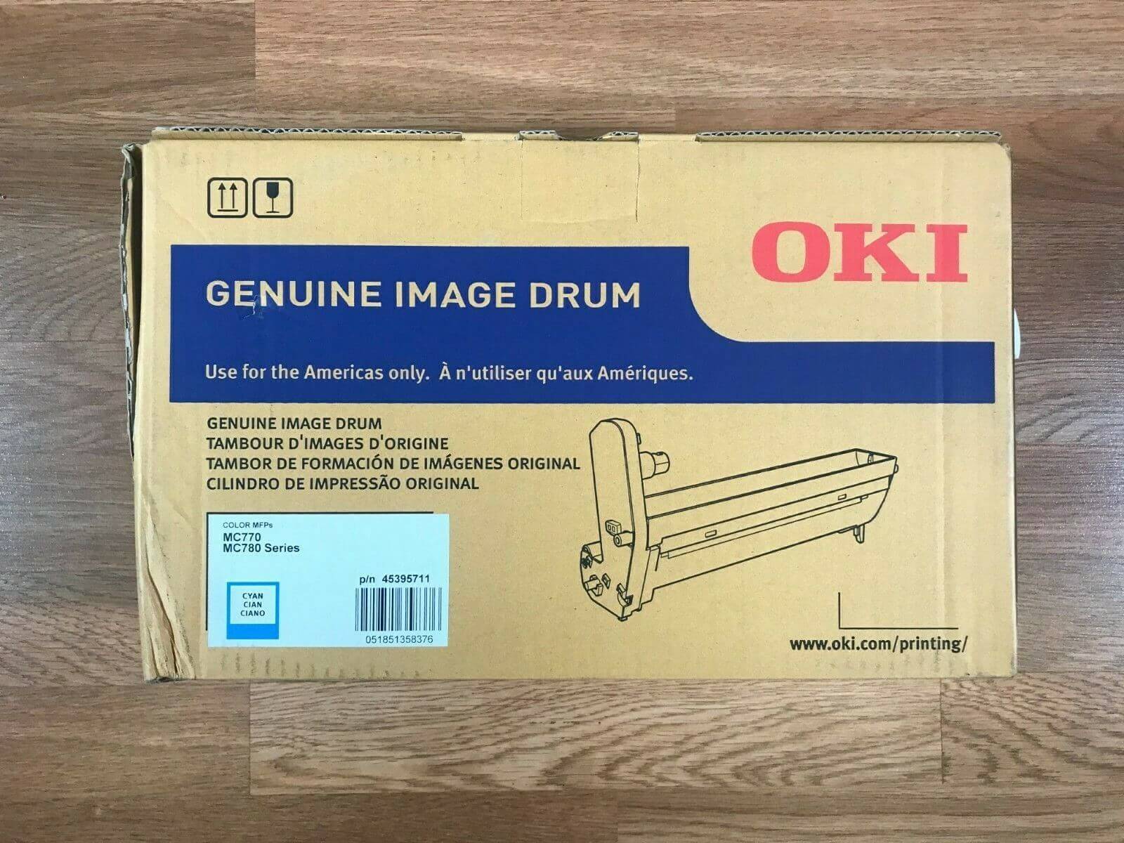 OKI 45395711 Cyan Image Drum For MC770 & MC780 Series Same Day Shipping!!! - copier-clearance-center