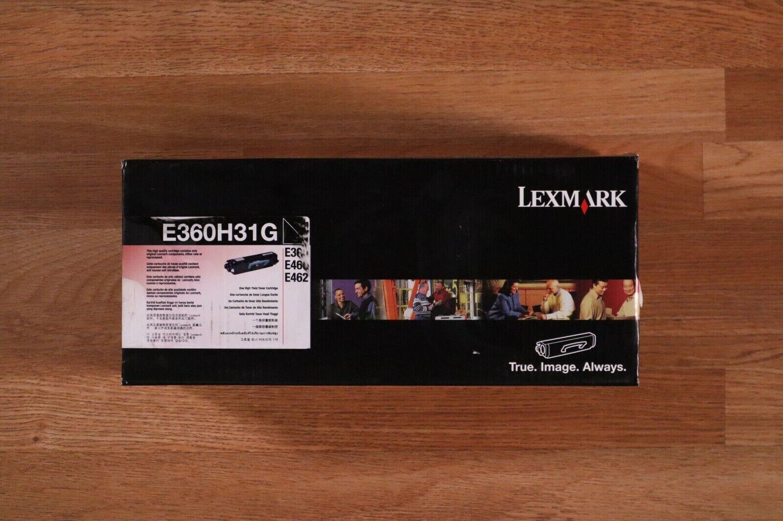 Genuine Lexmark E360H31G High Yield Toner Cartridge E360 E460 E462 Same Day Ship - copier-clearance-center