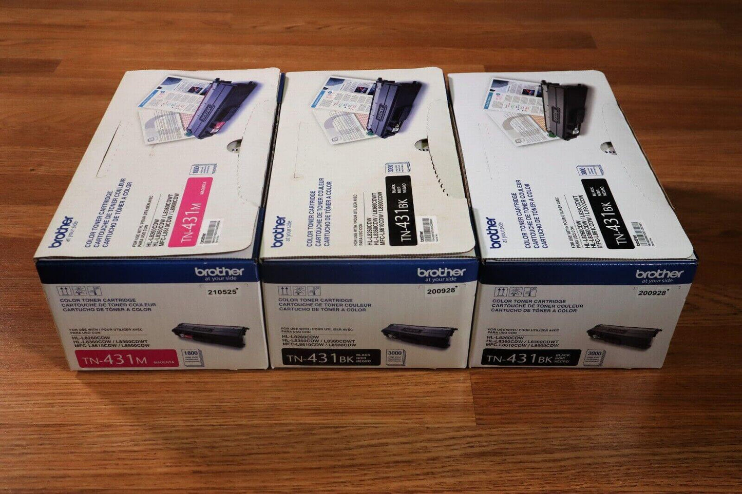 Brother TN-431 MKK Toner Set For HL-L8260CDW/L8360CDW/L8360CDWT, MFC-L8610CDW - copier-clearance-center