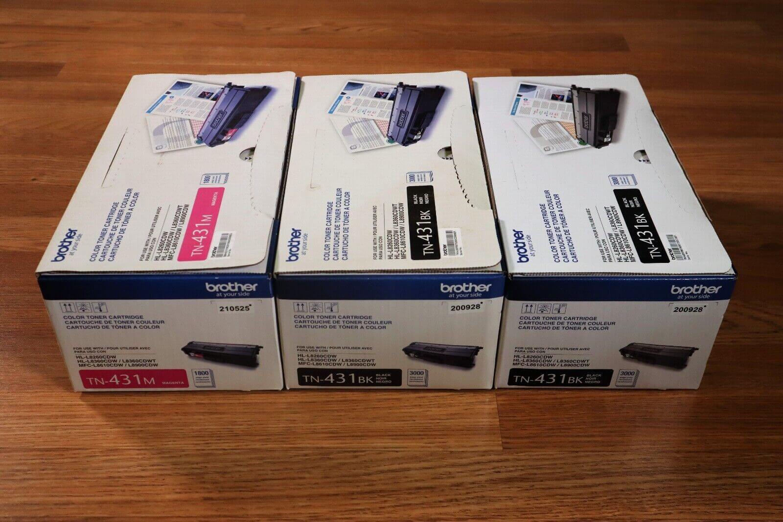 Brother TN-431 MKK Toner Set For HL-L8260CDW/L8360CDW/L8360CDWT, MFC-L8610CDW - copier-clearance-center