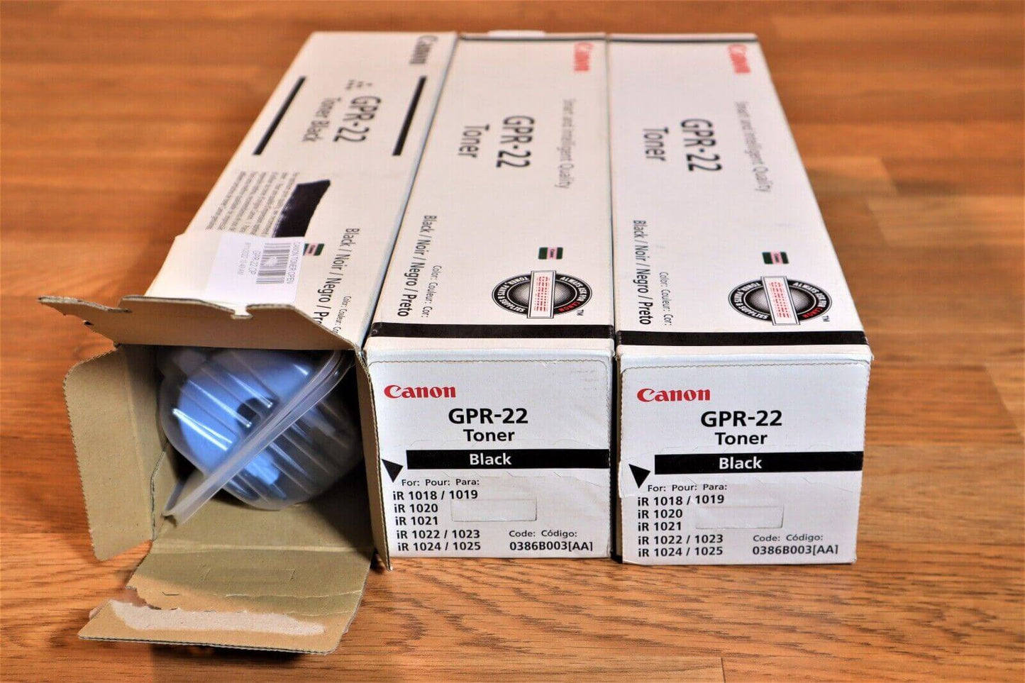 3 Canon GPR-22 Black Toner iR 1018/1019/1020/1021/1022/1023/1024/1025 - Same Day - copier-clearance-center