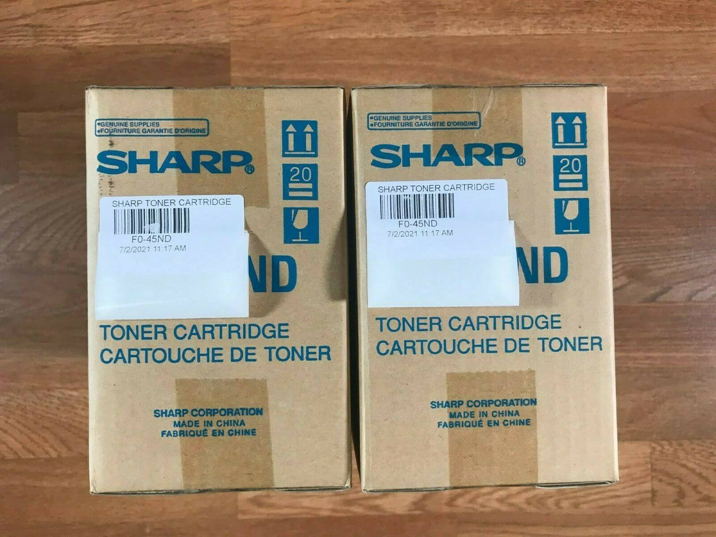 Lot Of 2 Sharp FO-45ND Toner For FO-4500/5500/6500/6550/6600 Same Day Shipping!! - copier-clearance-center