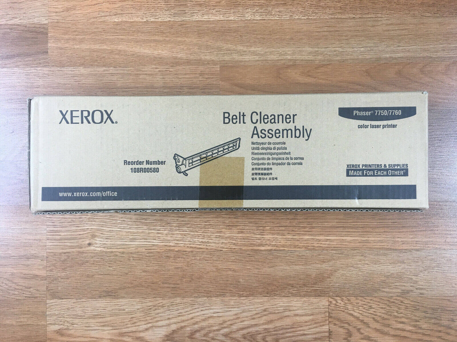 Genuine Xerox Phaser 7750 7760 Belt Cleaner Assembly 108R00580 Same Day Shipping - copier-clearance-center