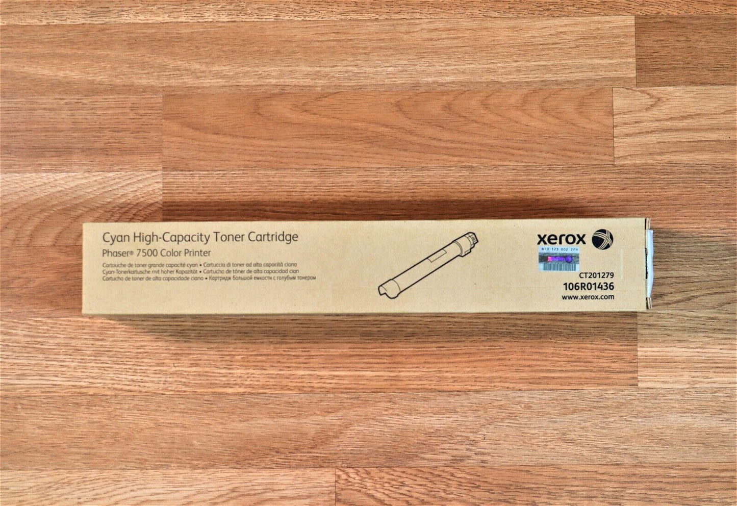 Xerox Phaser 7500 Cyan High Capacity Toner Cartridge 106R01436 For 7500 7500DN - copier-clearance-center