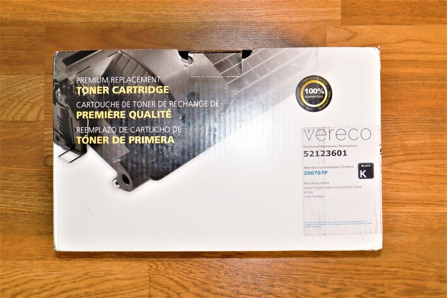 Vereco Toner Cartridge Compatible Replaces 52123601 For OKI B710DN EDP.200707P - copier-clearance-center