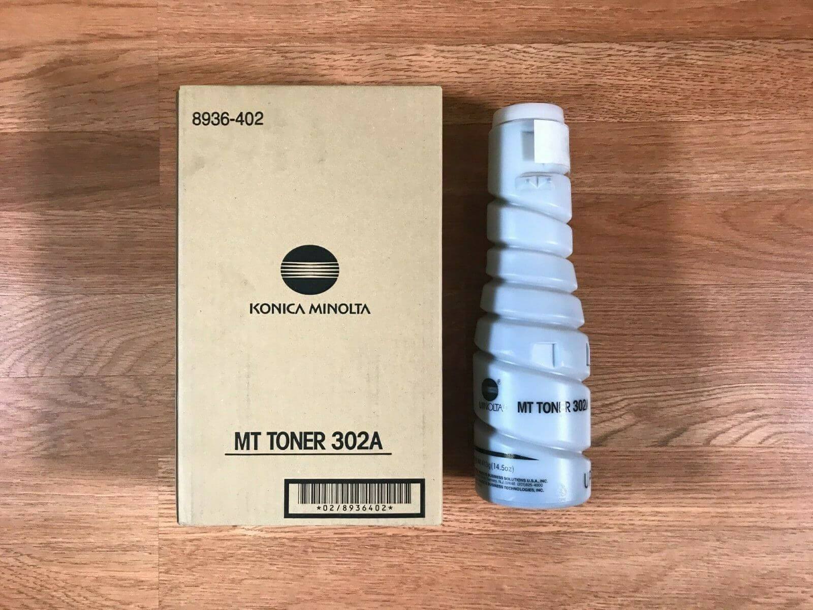 Konica Minolta 8936-402 MT Toner 302A Black (3 Bottles) Same Day Shipping!! - copier-clearance-center