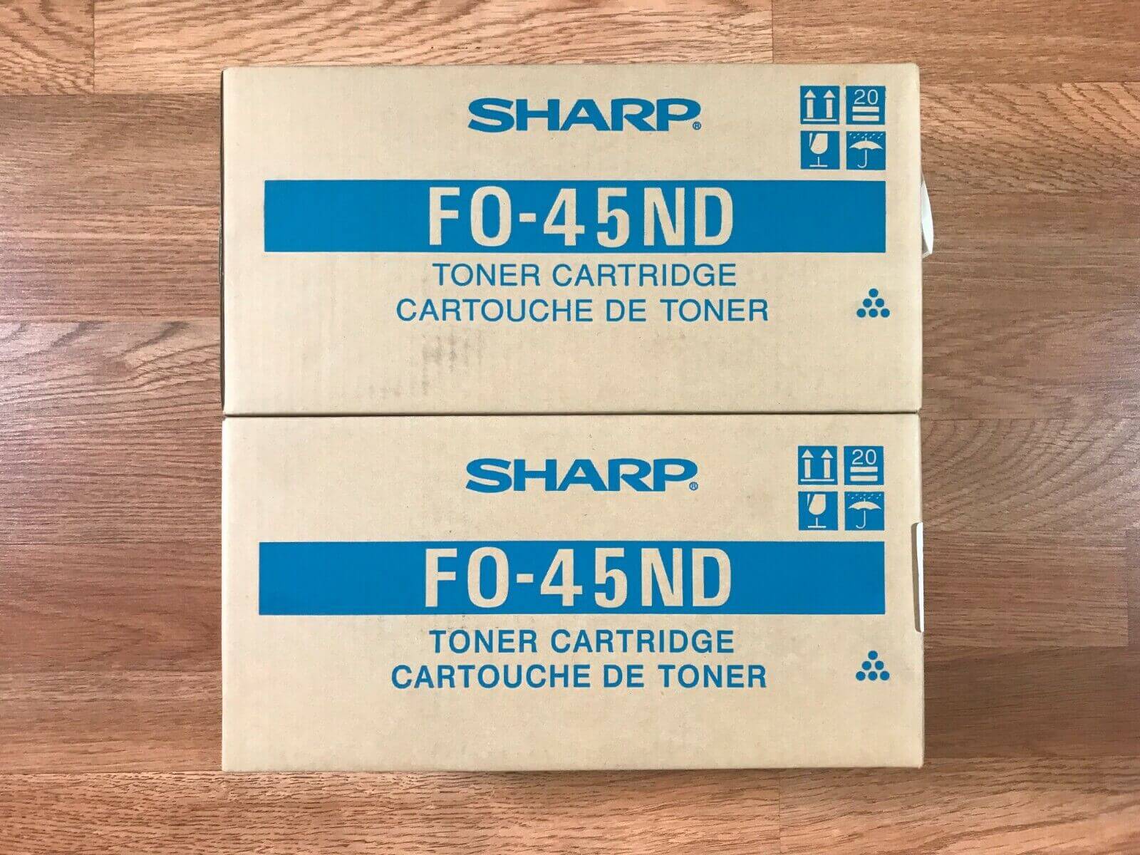 Lot Of 2 Sharp FO-45ND Toner For FO-4500/5500/6500/6550/6600 Same Day Shipping!! - copier-clearance-center