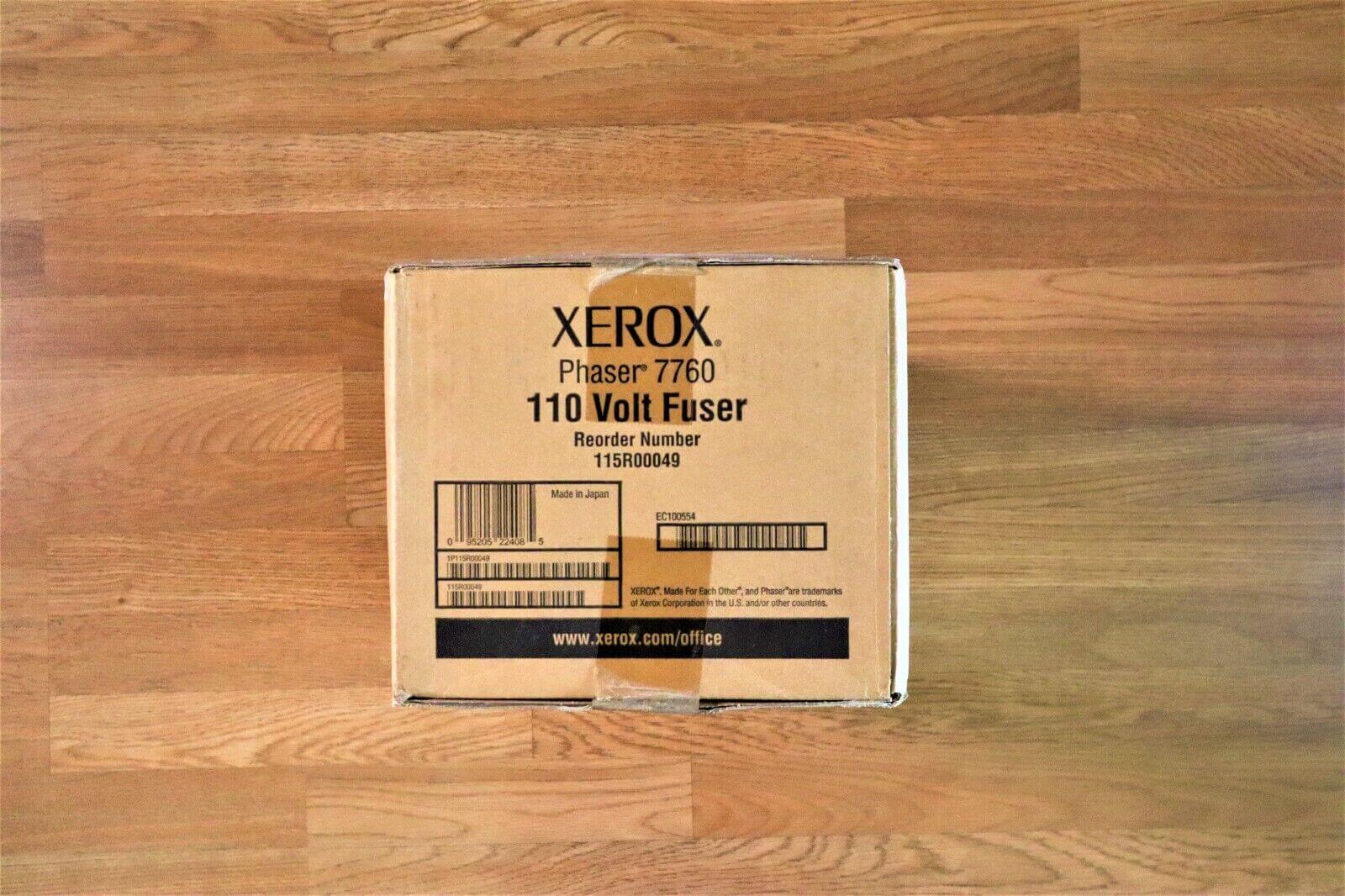 Genuine Xerox Phaser 7760 110v Fuser 115R00049 Color Laser Printer Same Day Ship - copier-clearance-center