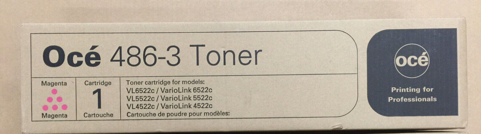 Genuine Oce 486-3 Magenta Toner for VL4522c VL5522C VL6522c -Same Day Shipping - copier-clearance-center