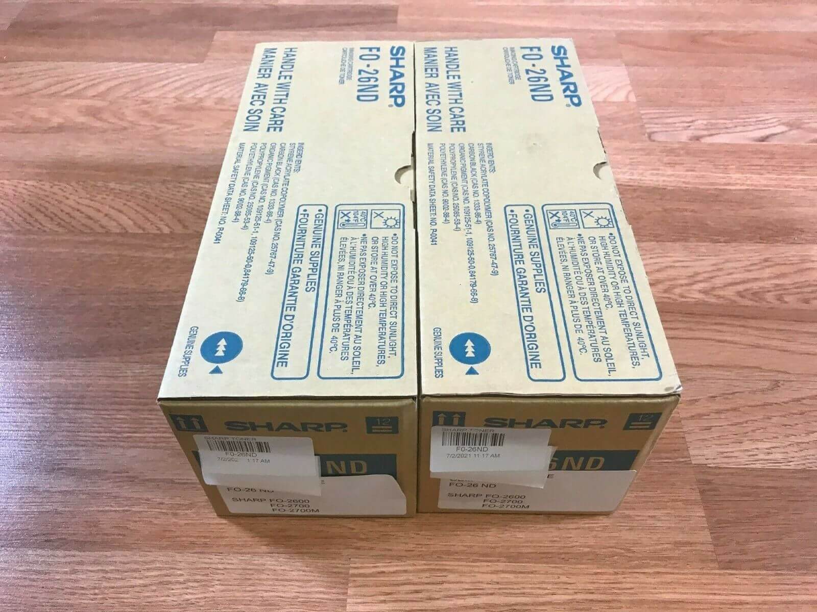 Lot Of 2 Genuine Sharp FO-26ND Toner For FO-2600/2700/2700M Same Day Shipping!! - copier-clearance-center