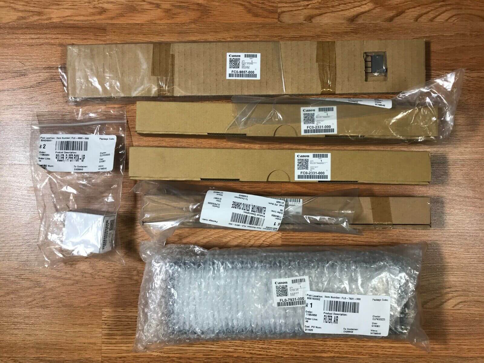 GENUINE CANON MISC. MAINTENANCE SET (FOR IRA-C7565; III) FEDEX TWO DAY SHIPPING! - copier-clearance-center