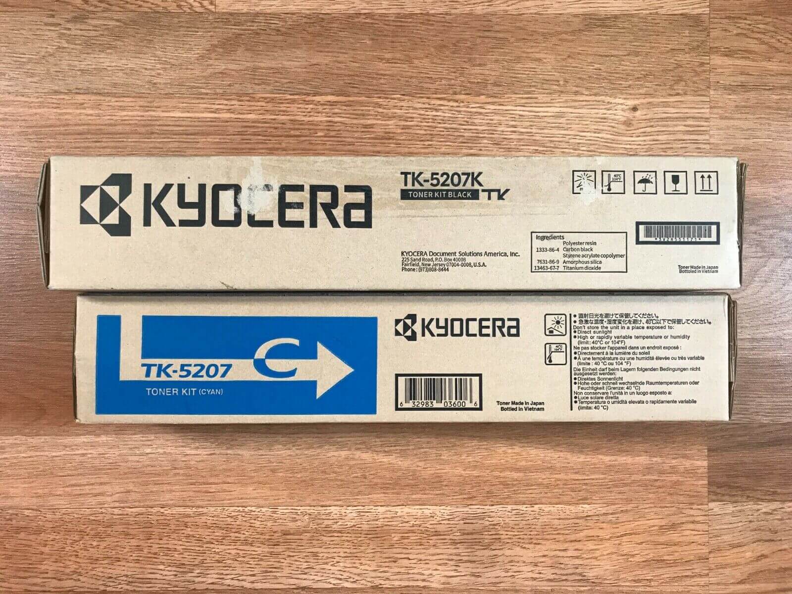 Lot Of 2 Kyocera TK-5207 CK Toner Kit For TASKalfa 356ci Same Day Shipping!!! - copier-clearance-center