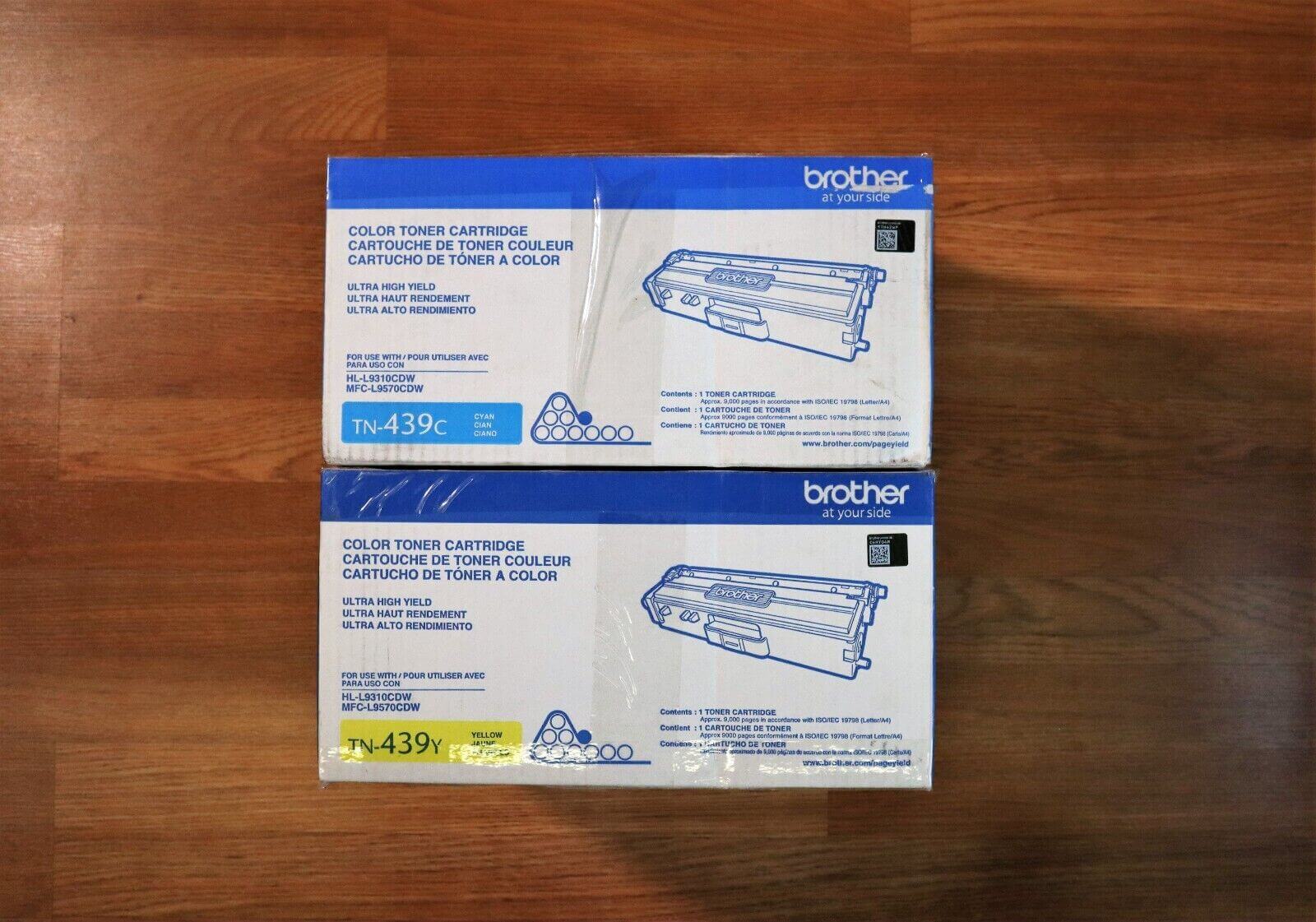 Genuine Brother TN-439 C,Y Toner For HL-L9310CDW MFC-L9570CDW Same Day Ship!!! - copier-clearance-center