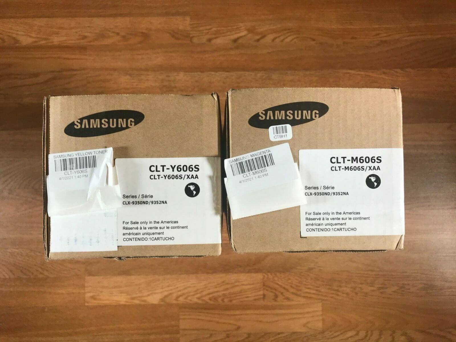 Genuine Samsung CLT-606S MY Toner Set For CLX-9350ND/9352NA Same Day Shipping!! - copier-clearance-center