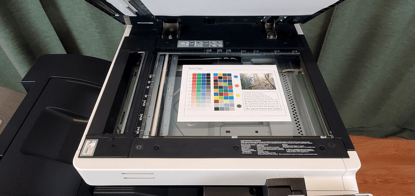 Konica Minolta Bizhub C452 Color Copier Printer Scanner Fax Finisher Low 316k - copier-clearance-center
