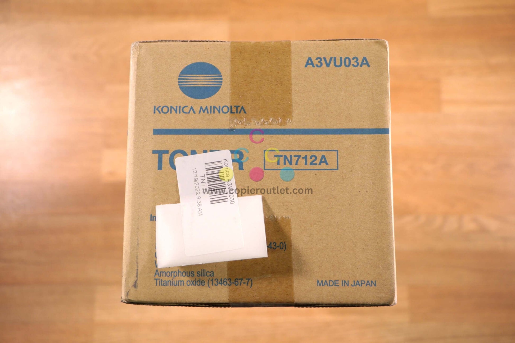 Konica Minolta TN712A Black Toner Cartridge A3VU03A  Bizhub 654, 654e, 754, 754e - copier-clearance-center