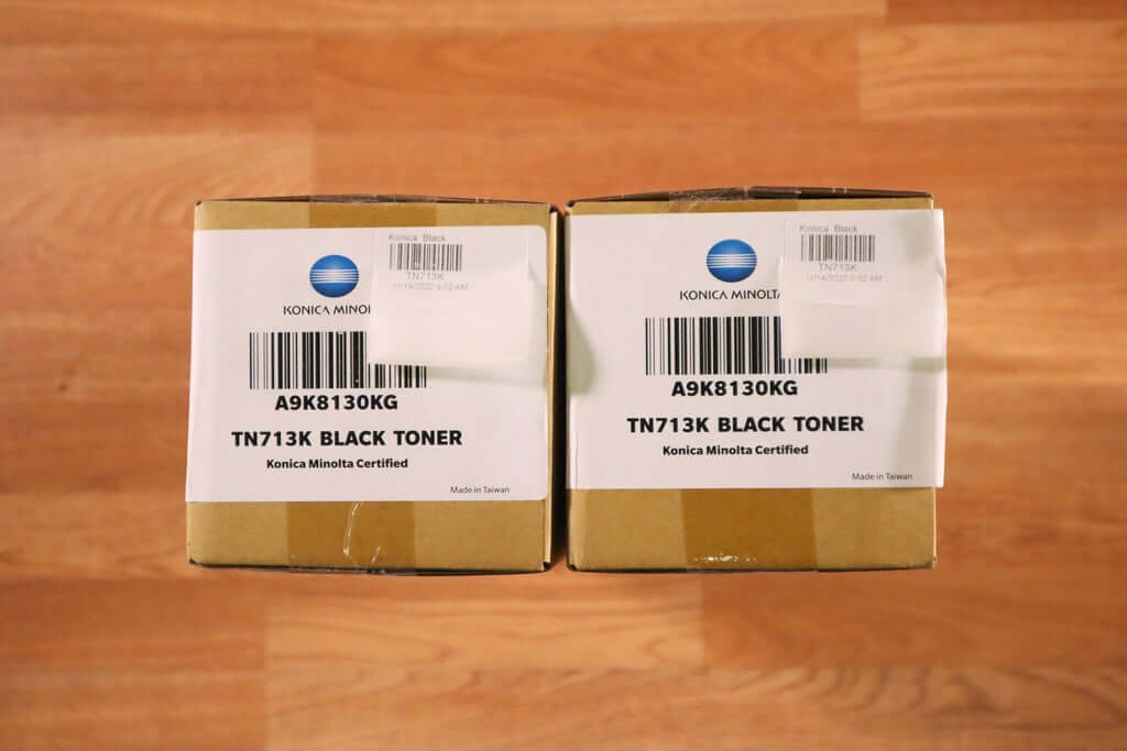 Lot Of 2 Compatible Konica Minolta TN713 Black Toner bizhub C659,C759 Same Day!! - copier-clearance-center