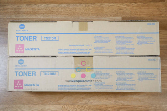 Genuine Konica Minolta TN210 MM Toner Cartridges BizHub C250/C252P Same Day Ship