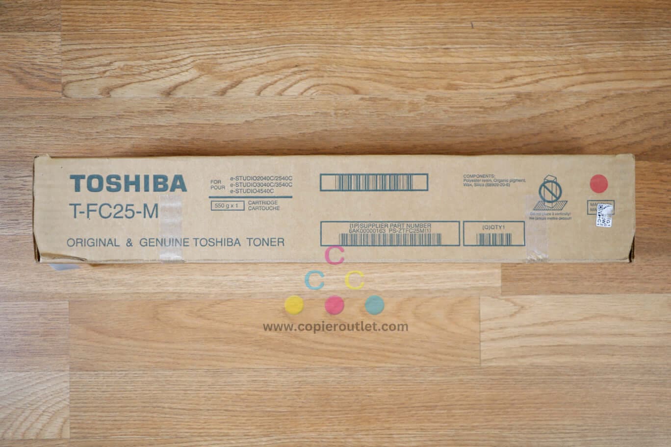 Genuine Toshiba T-FC25 M Toner Cartridge e-STUDIO 2040C/4540C Same Day Shipping!