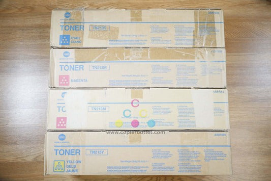 Cosmetic Konica Minolta TN213 CMMK Toner Cart BizHub C203/C253 Same Day Shipping