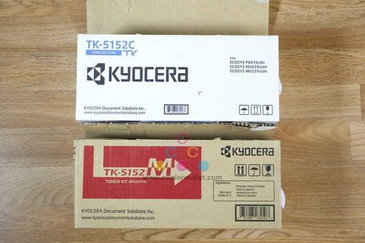 Open Kyocera TK-5152 CM Toner Cartridges ECOSYS P6035cdn/cidn Same Day Shipping!