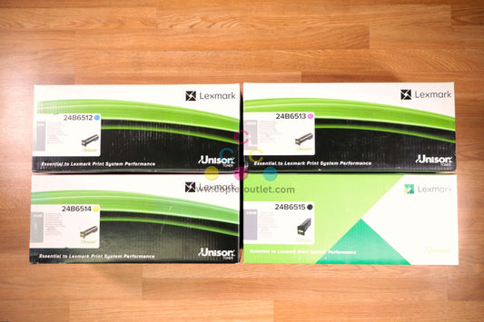 Lexmark 24B6512, 13, 14, 15 CMYK Toner Cartridge Set XC8160 -Same Day Shipping!!
