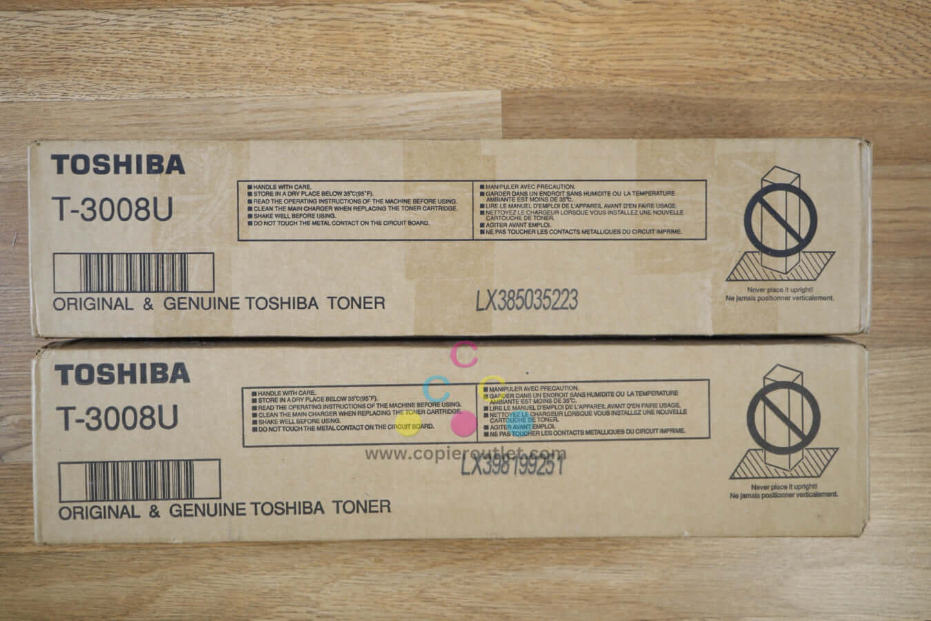 Lot of 2 Toshiba T-3008U K Toner Cartridge e-STUDIO 2008A/5008AG Same Day Ship!!