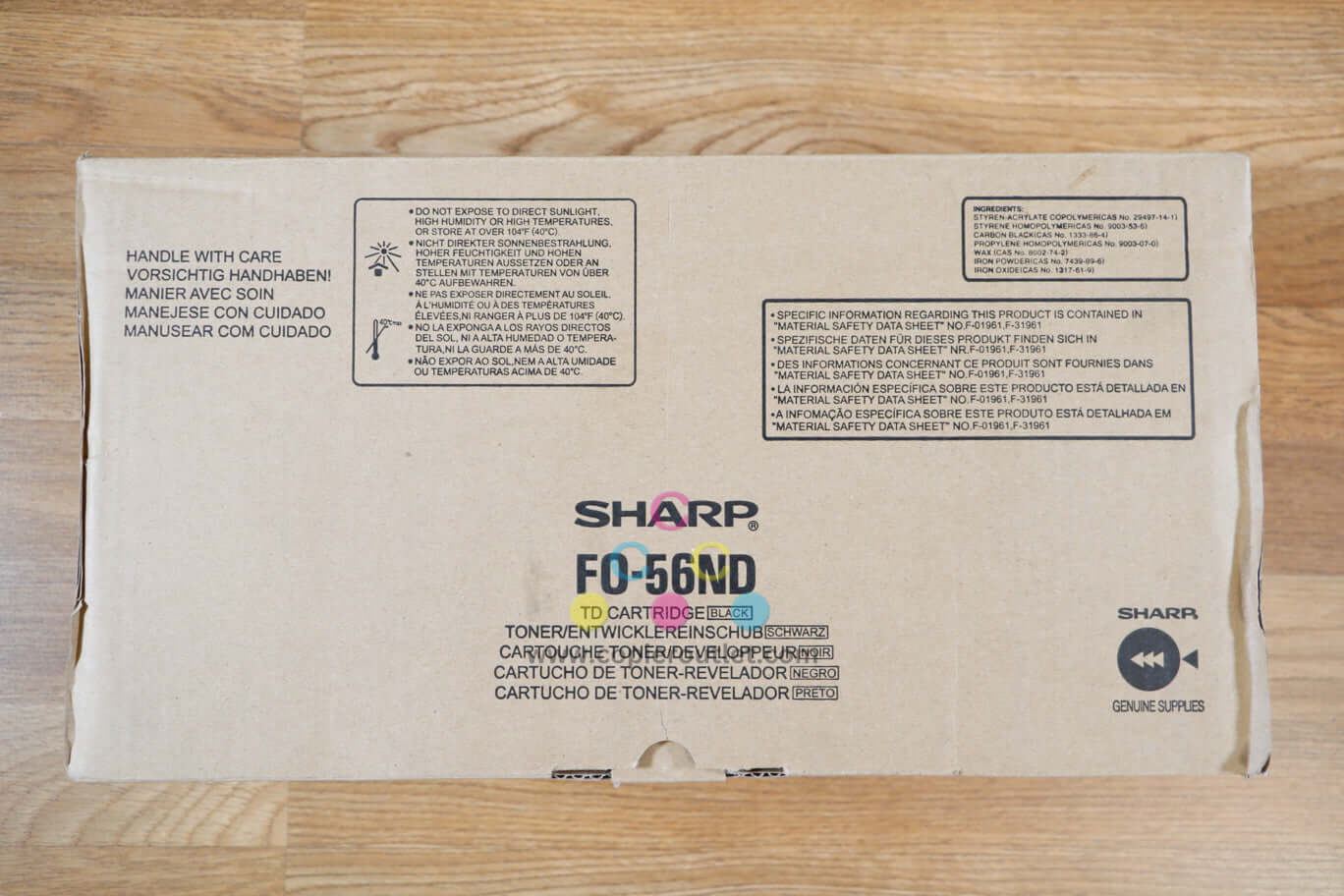 Genuine Sharp F0-56ND Black TD Cartridge Sharp FO-2081 Same Day Shipping!!!!!!!!