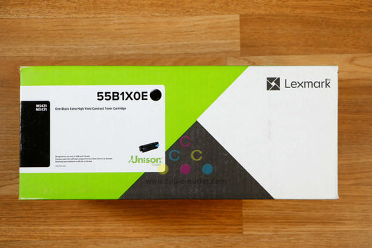 Open Genuine Lexmark 55B1X0E Black Ex. Hi. Yield Toner MS431/MX431 Same Day Ship