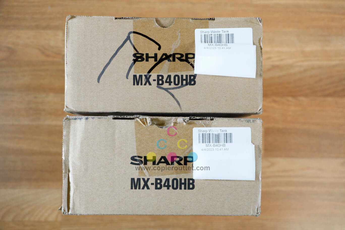 Lot of 2 Sharp MX-B40HB Toner Collection Contain MX-B400P/MX-C400P Same Day Ship