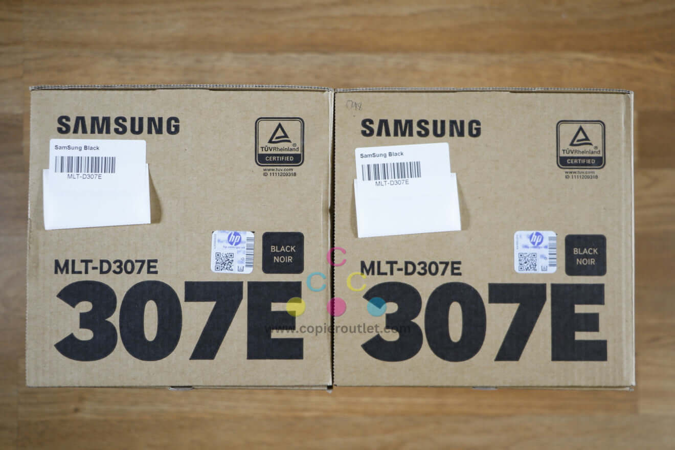 2 Genuine Samsung MLT-D307E Black Ex. Hi. Yield Toner Cartridge Same Day Ship